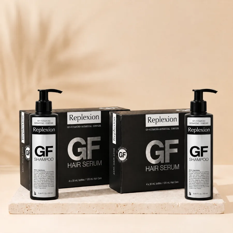 Deux coffrets de Sérum et deux Shampoings GrowthFactor