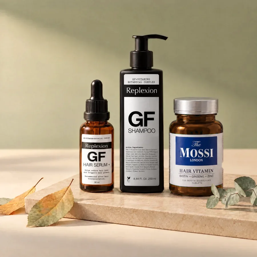 Coffret routine : Sérum et Shampoing GrowthFactor, Biotine The Mossi